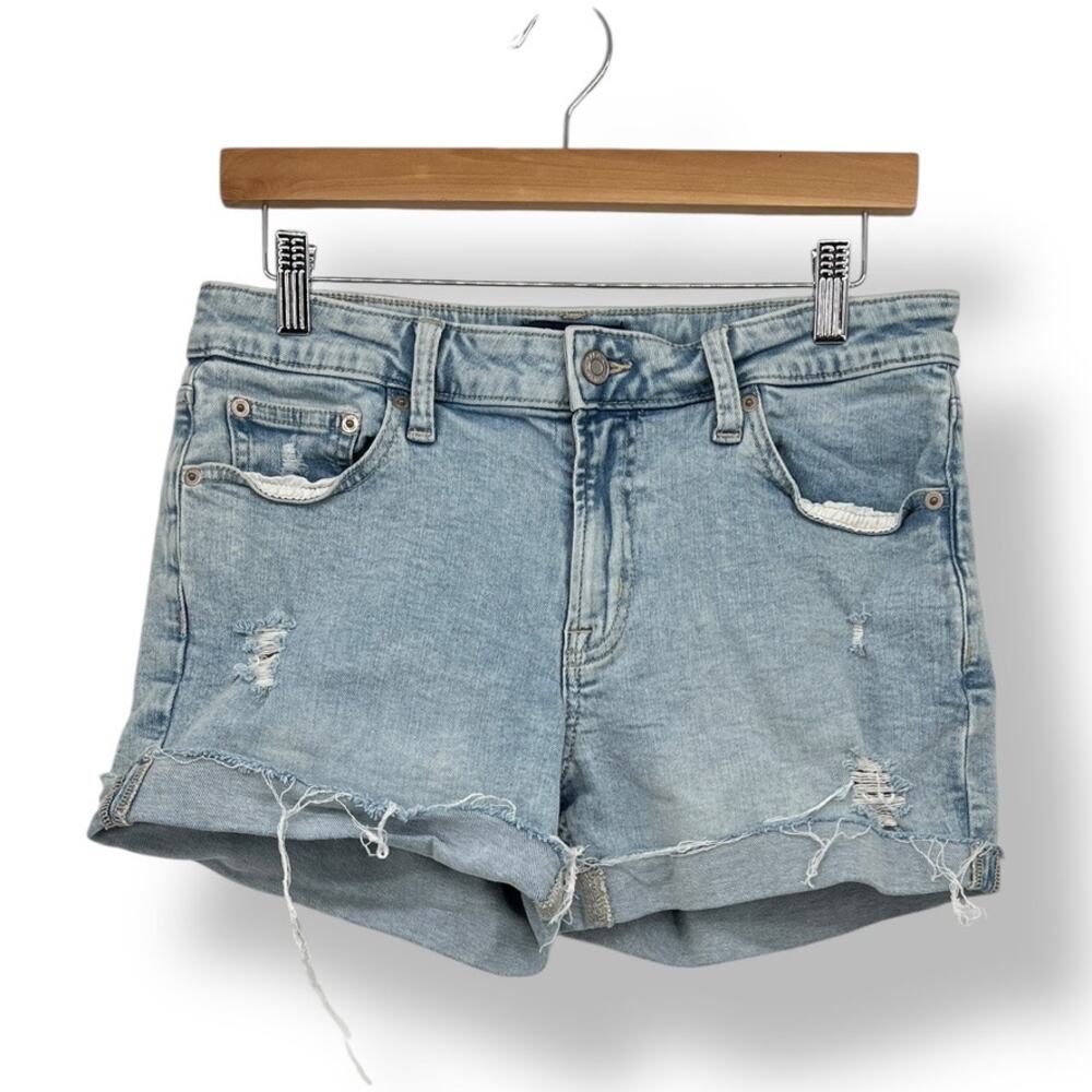 Gap Denim‎ 5" Light Wash Denim Shorts Women's 6/28 Beach Summer Vacation